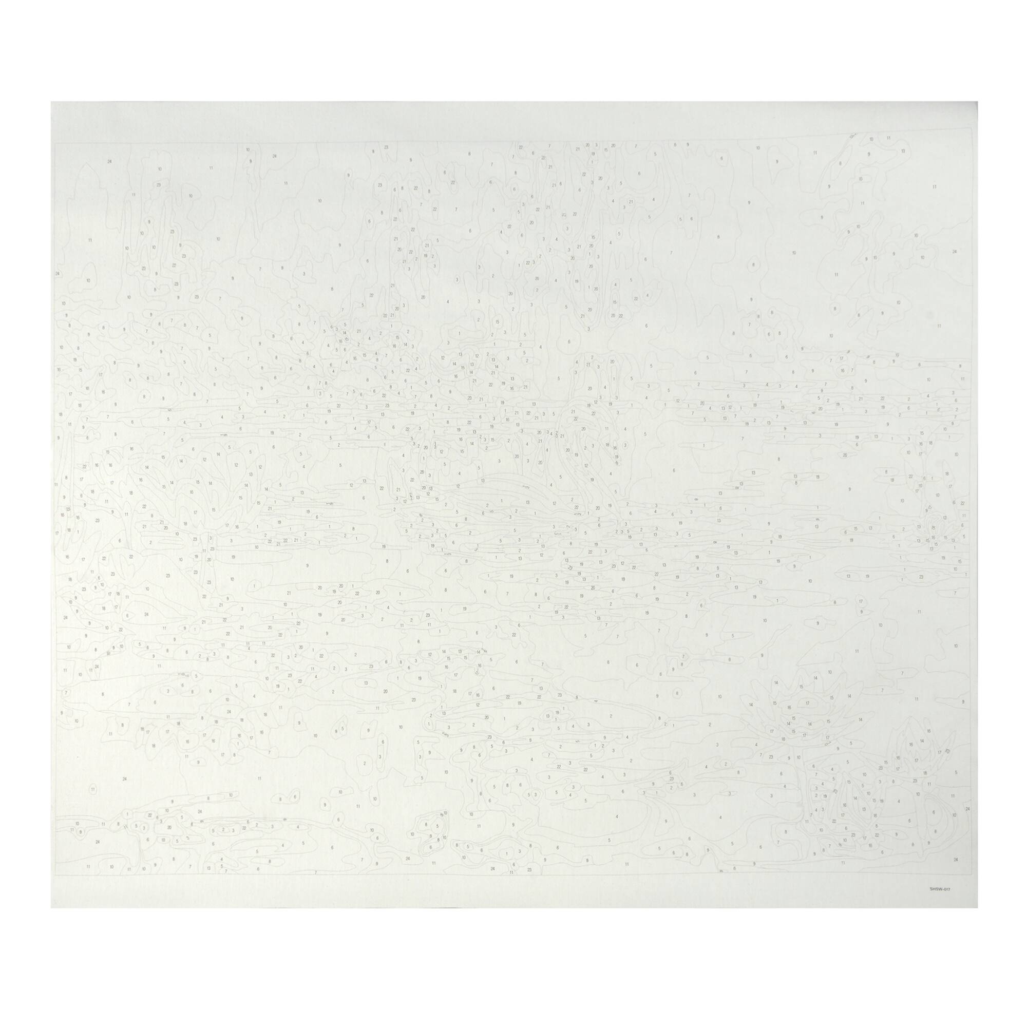 20" x 16" Swan Paint-by-Number Kit with Wood Display Hanger by Artist's Loft®